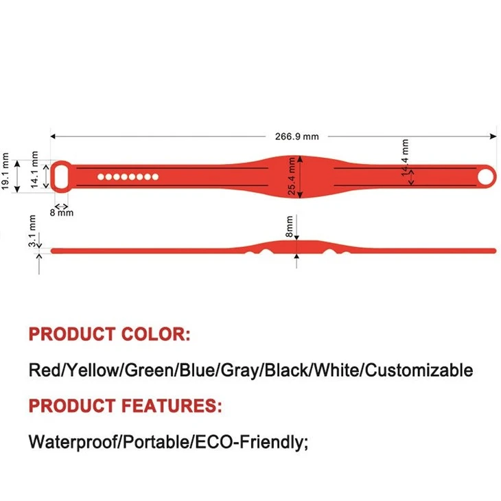 Custom RFID Wristband high quality