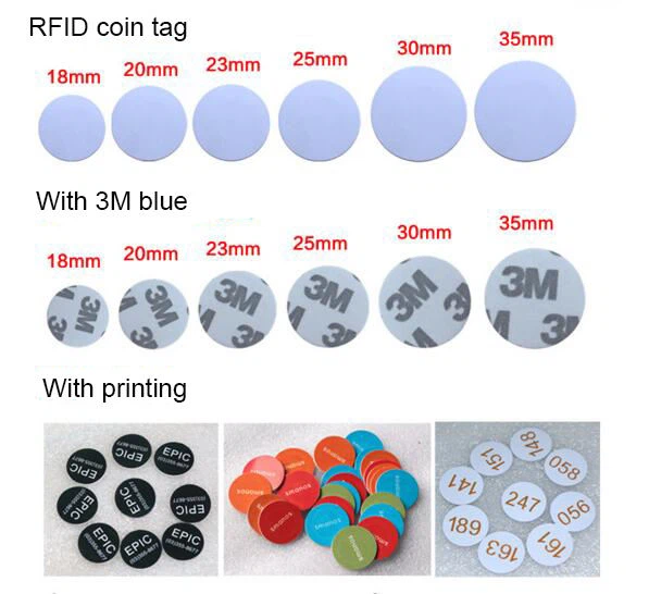 RFID PVC Token 5 RFID PVC Token 5