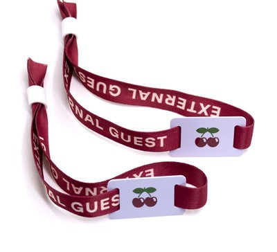 RFID Enabled Polyester Wristbands
