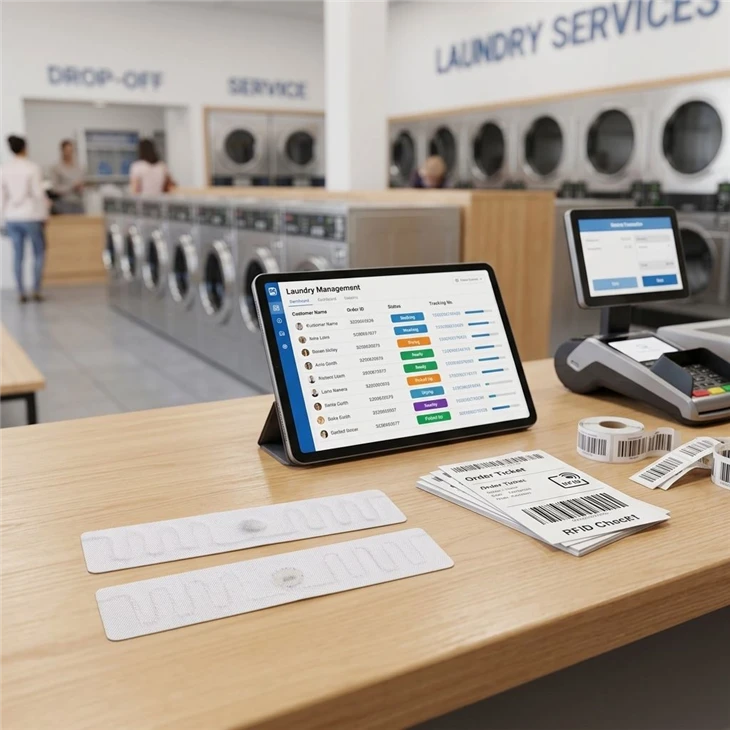 Waterproof Laundry Textile RFID Tag factory