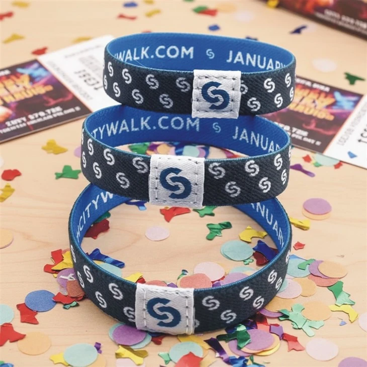 Woven Fabric Event RFID Wristband high quality